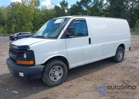 2014 Chevrolet Express 2500 Work Van из США, поврежденный, VIN 1GCWGFCA0E1146851
